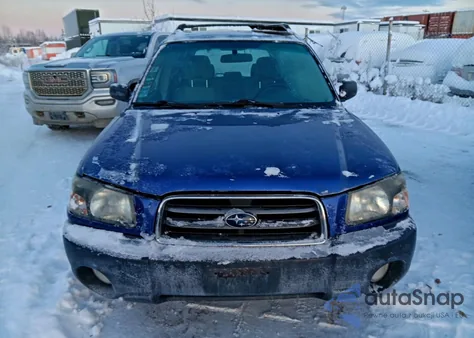 2004 Subaru Forester 2.5X из США, поврежденный, VIN JF1SG63694H708560